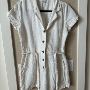 Linen American Eagle Romper